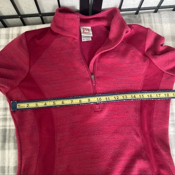 Avalanche Outdoor Half Zip PulloverSweatshirt Jacket Pink Medium - Picture 9 of 12